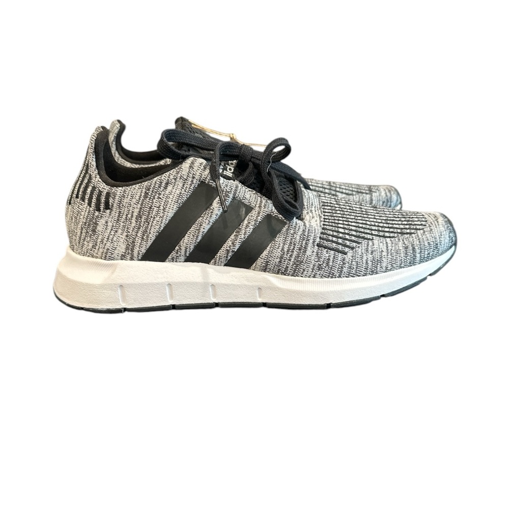 ADIDAS - NWT - 3 Stripe Black/White/Gray Sneakers